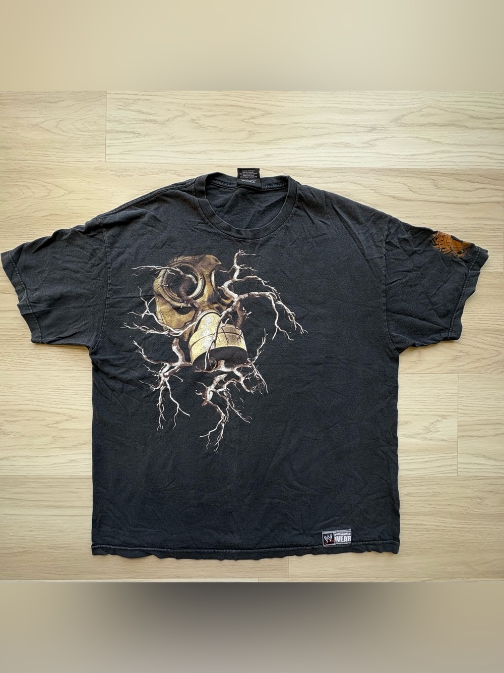 Vintage 2008 WWE Randy Orton Gas Mask T Shirt 2XL Black RKO The Legacy
